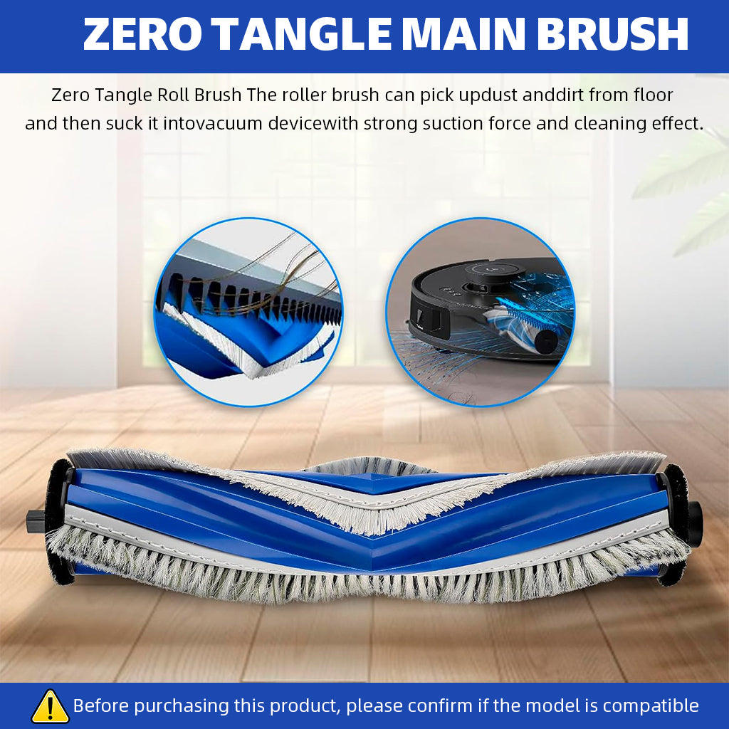 HASTHIP Main Brush for Ecovacs DEEBOT N20 Pro Robot Vacuum Cleaner, Main Brush Accessories Replacement HASTHIP Main Brush for Ecovacs DEEBOT N20 Pro Robot Vacuum Cleaner, Main Brush Accessories Replacement